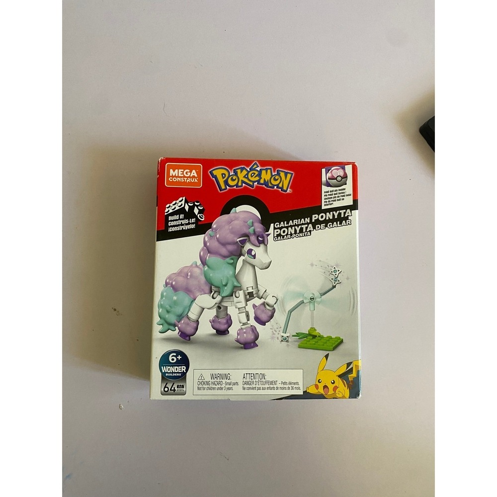 Mega Construx Pokemon Galarian‎ Ponyta 64 Piece Building Set